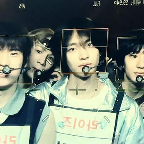(from left to right) sohee, shotaro, wonbin and anton from riize
